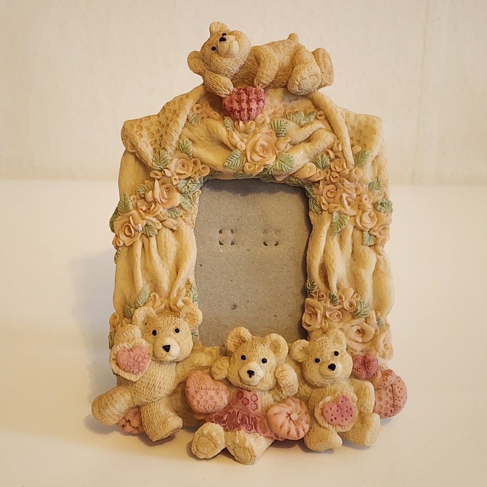 Bears, Hearts & Flowers Picture Frame by Fancy Frames